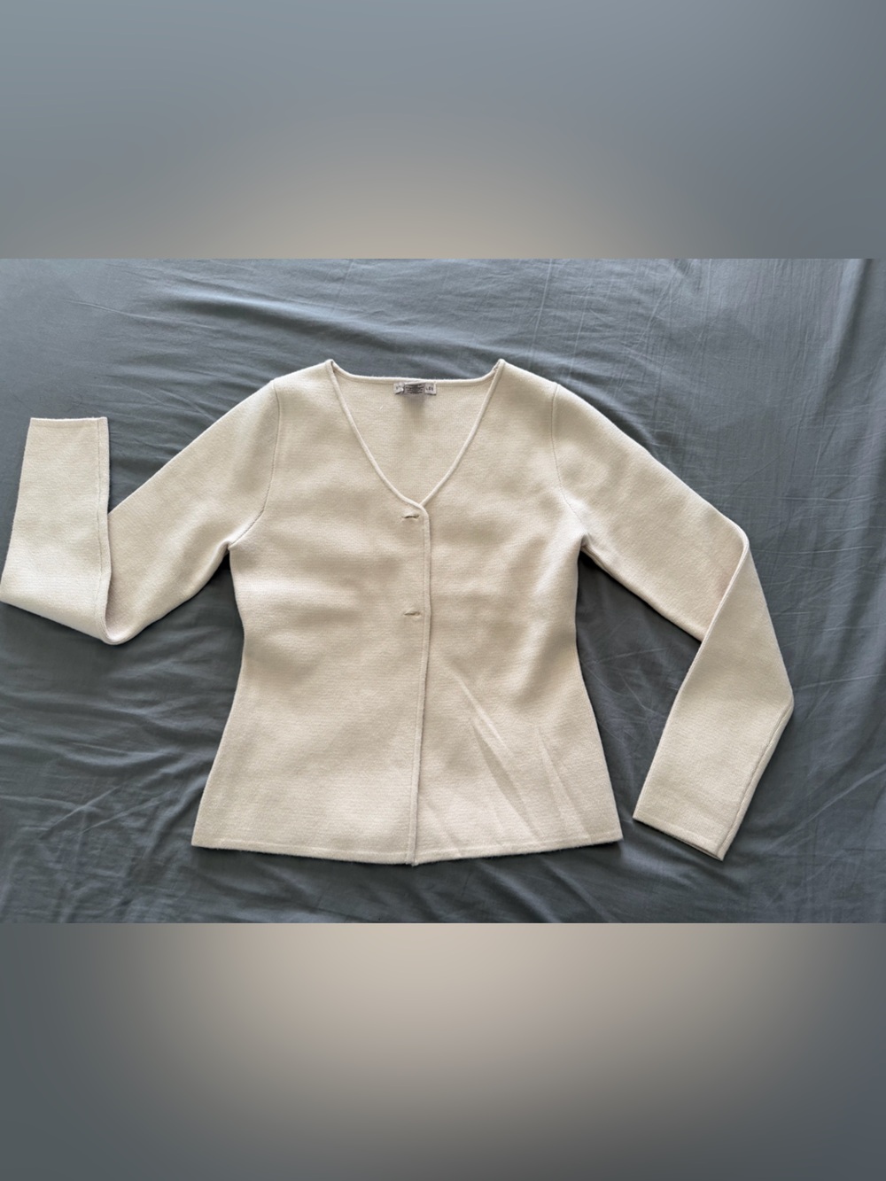 Sincerely Jules Cream V-Neck Knit Cardigan